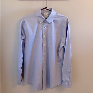 Brooks Brothers Men’s Dress Shirt Button Blue 15.5